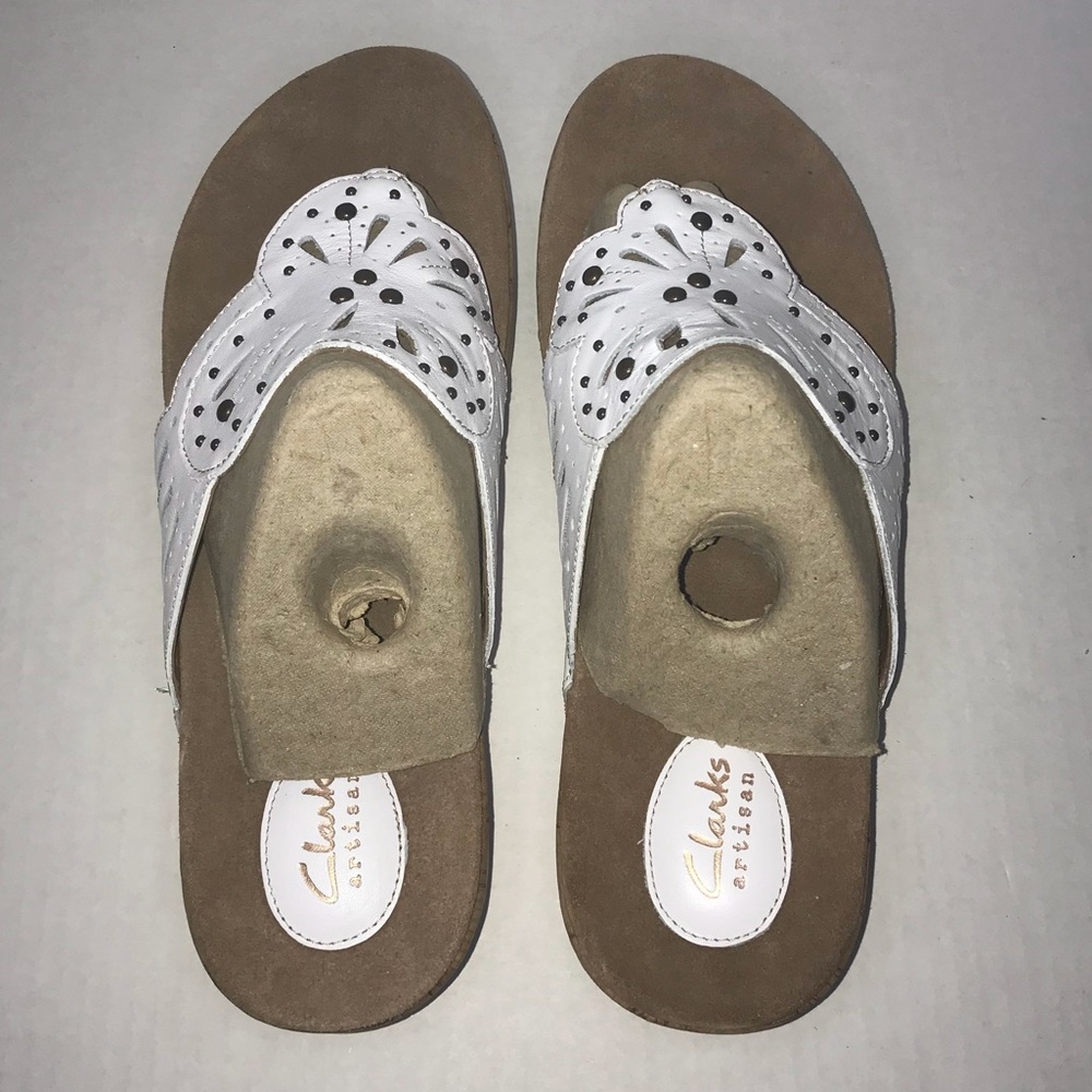 Clarks’ White Sandals Palima Palm 11M BNIB. - Picture 9 of 13